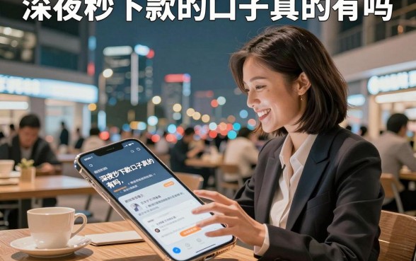 深夜秒下款的口子真的有吗，2026最新靠谱的放水口子哪里找
