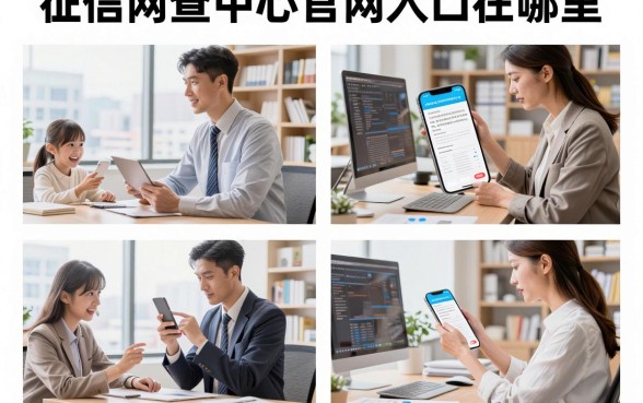 征信网查中心官网入口在哪里,个人征信报告怎么查