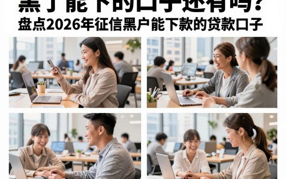 黑了能下的口子还有吗?盘点2026年征信黑户能下款的贷款口子