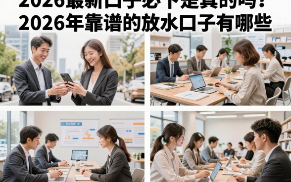 2026最新口子必下是真的吗?盘点2026年靠谱的放水口子有哪些