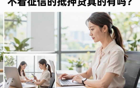 不看征信的抵押贷真的有吗?征信花哪里可以办理抵押贷