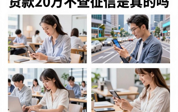 贷款20万不查征信是真的吗，不查征信贷款20万有哪些正规渠道