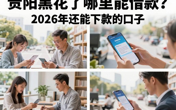 贵阳黑花了哪里能借款？揭秘2026年还能下款的口子