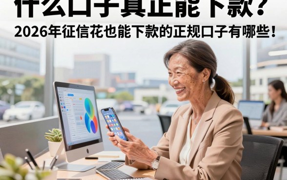 什么口子真正能下款?2026年征信花也能下款的正规口子有哪些