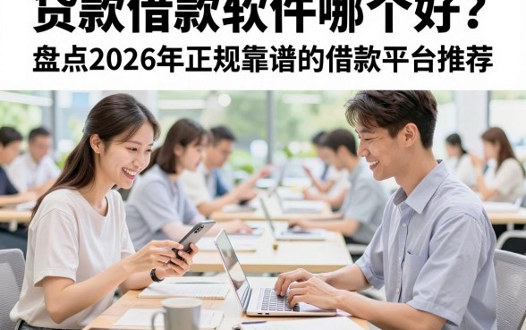 贷款借款软件哪个好？盘点2026年正规靠谱的借款平台推荐