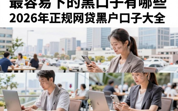 最容易下的黑口子有哪些,2026年正规网贷黑户口子大全
