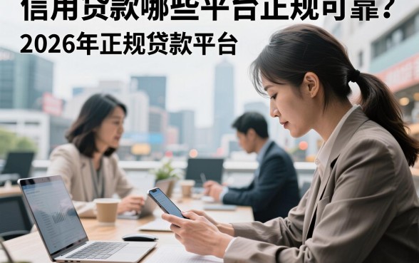 信用贷款哪些平台正规可靠？2026年正规贷款平台排行榜前十名推荐