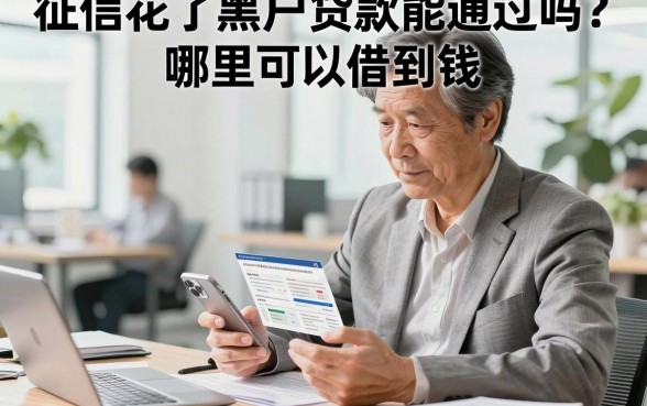 征信花了黑户贷款能通过吗?哪里可以借到钱