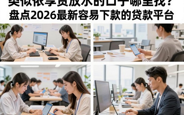 类似侬享贷放水的口子哪里找？盘点2026最新容易下款的贷款平台