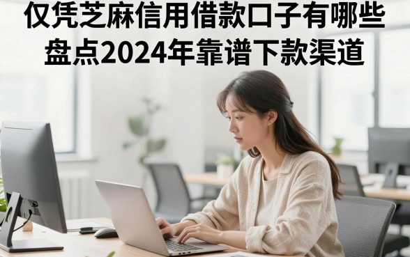 仅凭芝麻信用借款口子有哪些，盘点2024年靠谱下款渠道