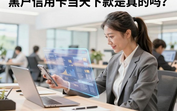 黑户信用卡当天下款是真的吗？黑户怎么申请信用卡能秒批？