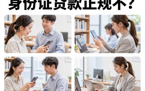 身份证贷款正规不？有身份证就能下款的正规贷款靠谱吗