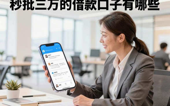 秒批三万的借款口子有哪些,哪里能借到三万急用钱