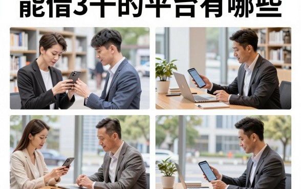 能借3千的平台有哪些,2026正规靠谱的小额贷款平台推荐