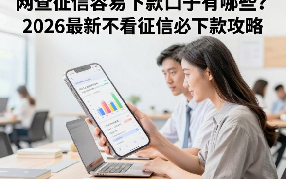 网查征信容易下款口子有哪些?2026最新不看征信必下款攻略