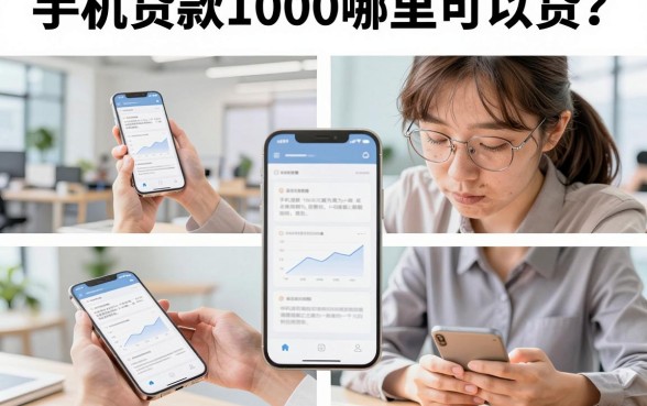手机贷款1000哪里可以贷?小额借钱平台哪个容易通过
