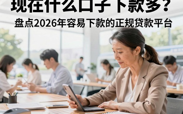 现在什么口子下款多?盘点2026年容易下款的正规贷款平台