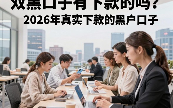 双黑口子有下款的吗?盘点2026年真实下款的黑户口子