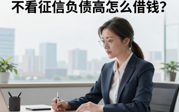 不看征信负债高怎么借钱?哪里能借到钱容易通过