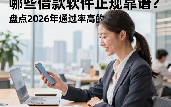 哪些借款软件正规靠谱?盘点2026年通过率高的网贷平台