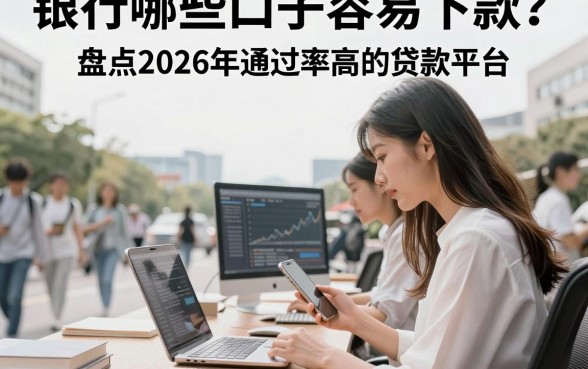 银行哪些口子容易下款？盘点2026年通过率高的贷款平台