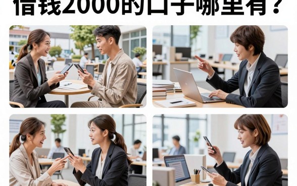 借钱2000的口子哪里有?盘点2026年靠谱容易下款的平台