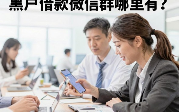 黑户借款微信群哪里有？黑户哪里可以借钱急用