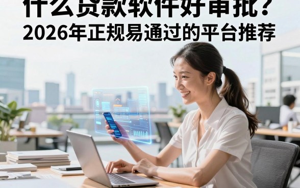 什么贷款软件好审批?2026年正规易通过的平台推荐