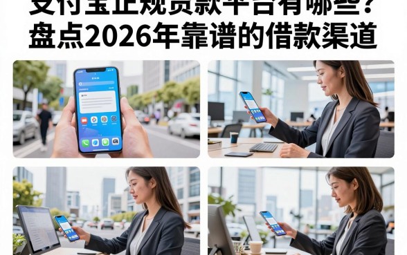 支付宝正规贷款平台有哪些?盘点2026年靠谱的借款渠道