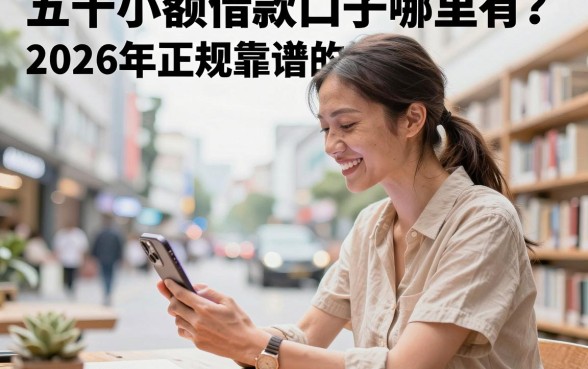 五千小额借款口子哪里有?2026年正规靠谱的借款平台推荐