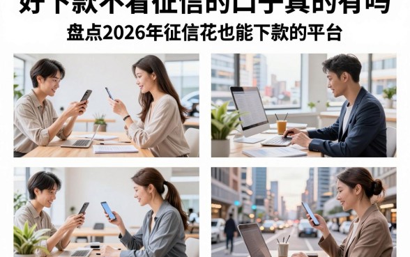 好下款不看征信的口子真的有吗,盘点2026年征信花也能下款的平台