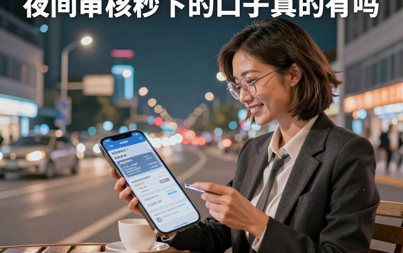 夜间审核秒下的口子真的有吗，盘点几个深夜能下款的正规平台