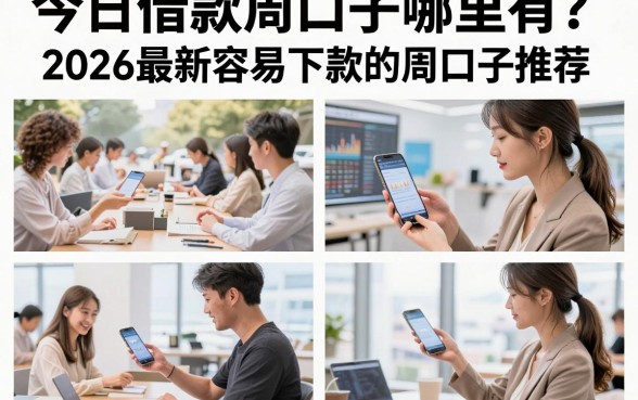 今日借款周口子哪里有？2026最新容易下款的周口子推荐