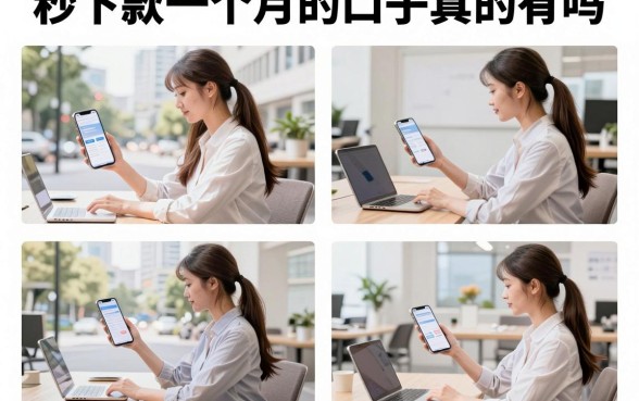 秒下款一个月的口子真的有吗,哪里能找到靠谱的秒下款口子