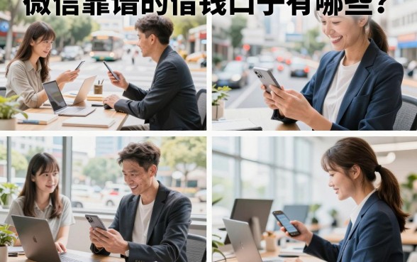 微信靠谱的借钱口子有哪些？正规低息平台哪里找