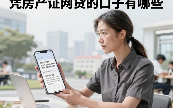 凭房产证网贷的口子有哪些，有房产证哪里可以贷款