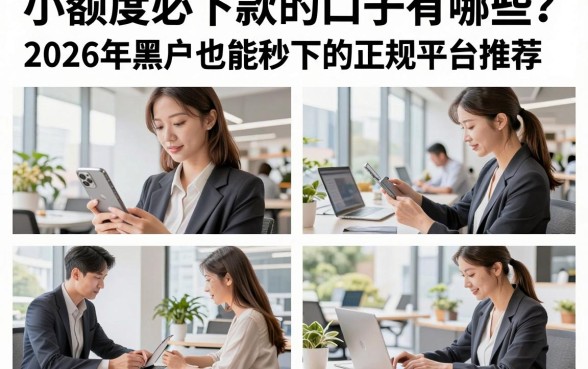 小额度必下款的口子有哪些?2026年黑户也能秒下的正规平台推荐