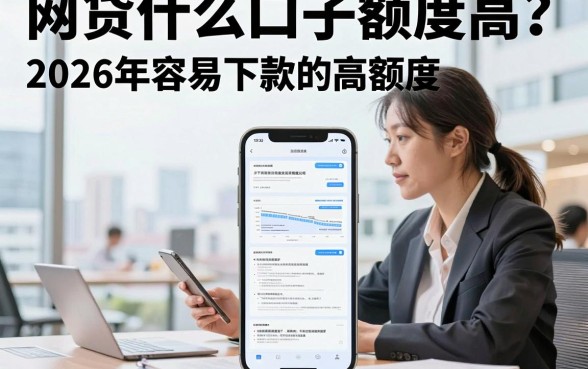 网贷什么口子额度高？2026年容易下款的高额度平台推荐