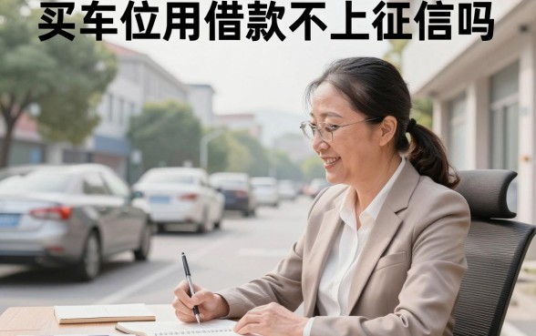 买车位用借款不上征信吗，买车位贷款查征信吗