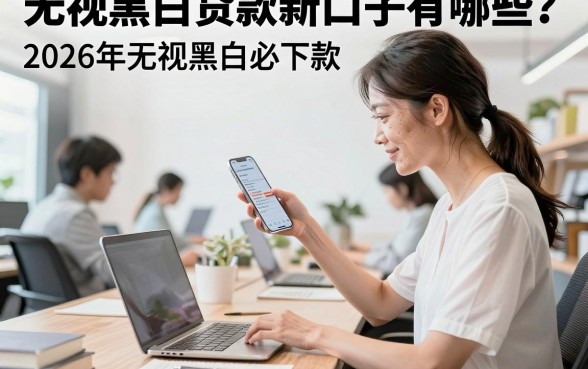 无视黑白贷款新口子有哪些？2026年无视黑白必下款的贷款口子推荐