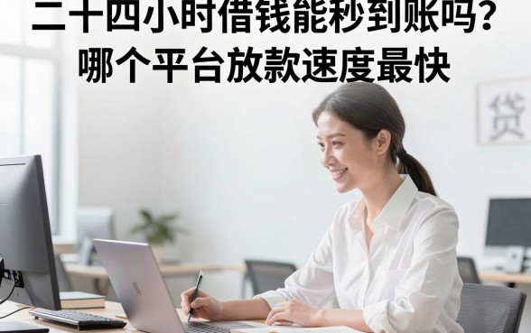 二十四小时借钱能秒到账吗?哪个平台放款速度最快?