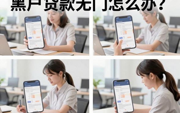 黑户贷款无门怎么办?征信黑户哪里能借到钱