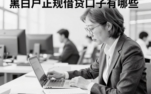 黑白户正规借贷口子有哪些,黑白户在哪里可以借到钱