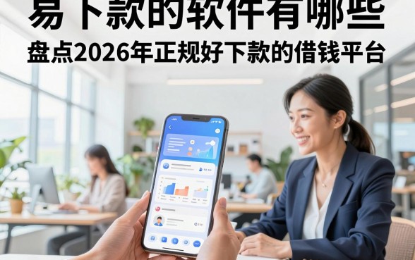 易下款的软件有哪些,盘点2026年正规好下款的借钱平台