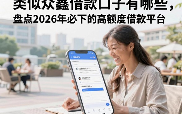 类似众鑫借款口子有哪些,盘点2026年必下的高额度借款平台
