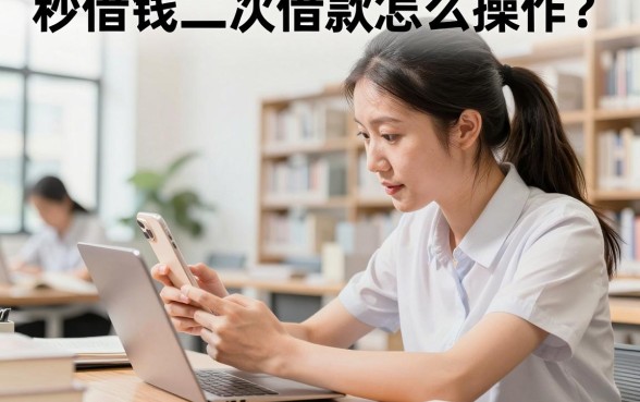 秒借钱二次借款怎么操作?有额度为什么借不出来
