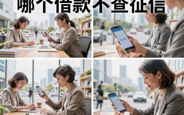 哪个借款不查征信，2026年征信花户必下的贷款平台有哪些