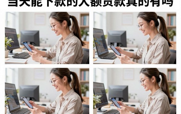 当天能下款的大额贷款真的有吗，盘点几个靠谱大额贷款平台