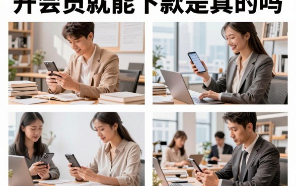 开会员就能下款是真的吗,开通会员借款靠谱吗