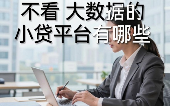不看大数据的小贷平台有哪些,哪里能找到不看大数据的小贷平台?